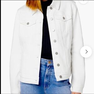 Joe’s Jeans White Denim Jacket Relaxed Casual Vibe